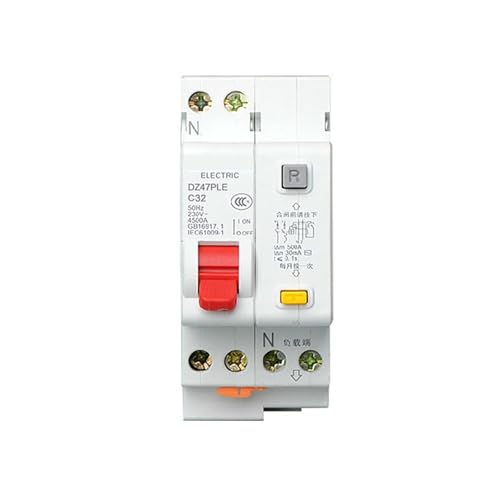 Disjoncteur de protection fuites DZ47PLE résout les pannes de courant 32A