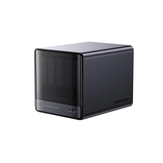 Nas MINISFORUM N5 Pro NAS desktop 5 bay, Ryzen AI 9 HX Pro 370 12C/24T, 16GB DDR5, 128GB SSD, 10GbE+5GbE, 3x M.2 NVMe, OCuLink, HDMI 4K/2x USB4, PCIe x16, MinisCloud OS (senza disco)