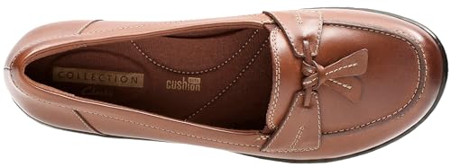 Clarks Clarks Women's Ashland Bubble Slip On Loafer, Tan Leather, 7