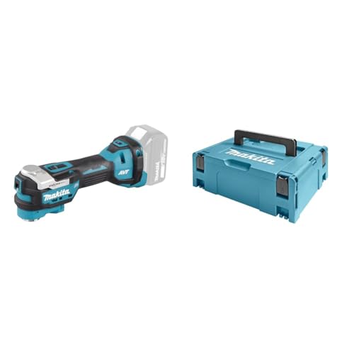Outil multifonctions 18V Li-Ion LXT (machine seule) - MAKITA DTM52Z & COFFRET MAKITA DE TRANSPORT MAKPAC2 395x295x157 MM (coffret nu) - 821550-0