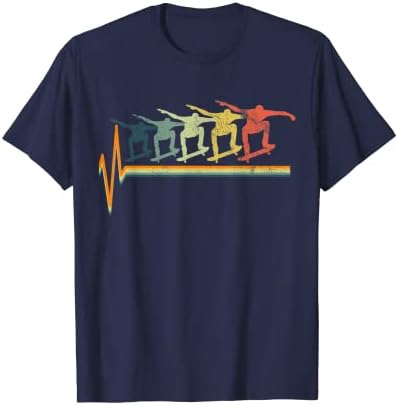Skateboard Tshirt Skater T-Shirt Gift Tee Ollie Vintage T-Shirt