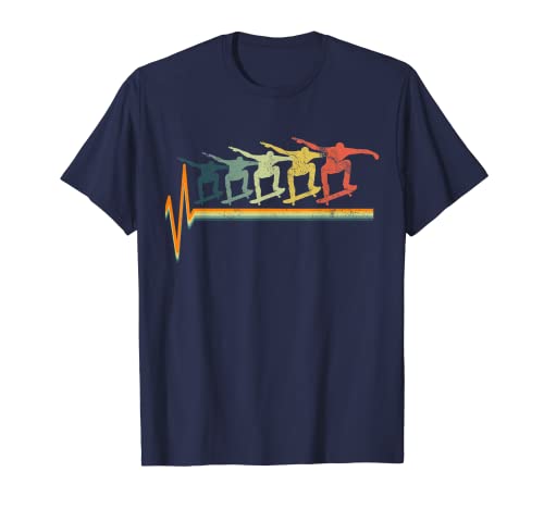 Skateboard Tshirt Skater T-Shirt Gift Tee Ollie Vintage T-Shirt #TOP7