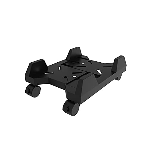 MMLLPP Mobiler CPU-Ständer CPU-Ständer Desktop-Host-Ständer Druckerständer mit Rollenboden PC-Ständer Regal Geeignet für die meisten PC-Hosts (Schwarz/Weiß/Rot) PC-Wagenhalter (Color : A) Cover