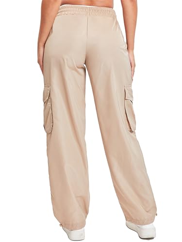 YMI Jeans Women's Nylon Cargo Joggers with Zippers3