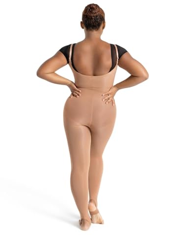 Capezio Ultra Soft Stirrup Body Tight, Suntan, XX-Large3