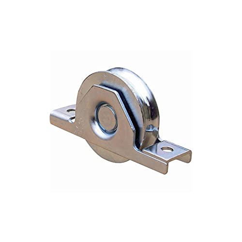 Roulette INOX à encastrer Ø50mm gorge en U pour portails coulissants Cover