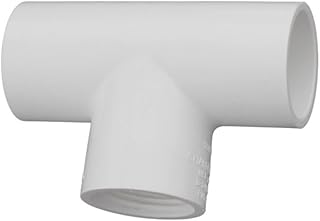 Charlotte Pipe Schedule 40 1/2 in. Slip x 1/2 in. Dia. Slip PVC Tee - Total Qty: 25
