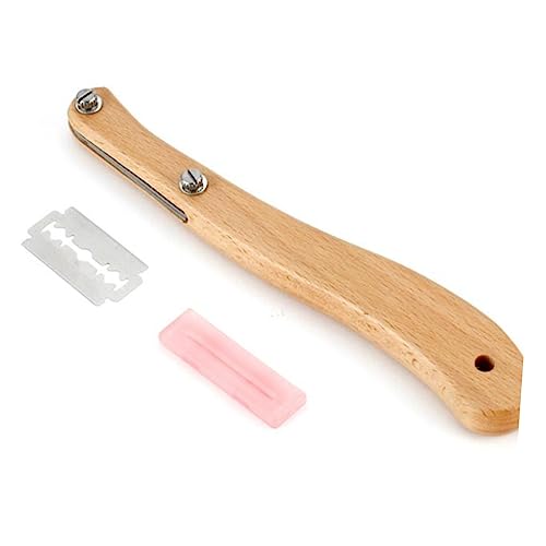 Alipis Couteau à Pain Inoxydable 304 Lame Amovible 5 Lames Bois Poignée Ergonomique Découpe Précise Art Pâtissier Accessoires Pâtisserie Lot 3 Pièces Usage Maison Professionnelle