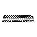 Produktbild kwmobile Silikon Tastaturschutz für Apple MacBook Pro 14" (2021) A2442 - QWERTY US Keyboard Cover Abdeckung - Schwarz