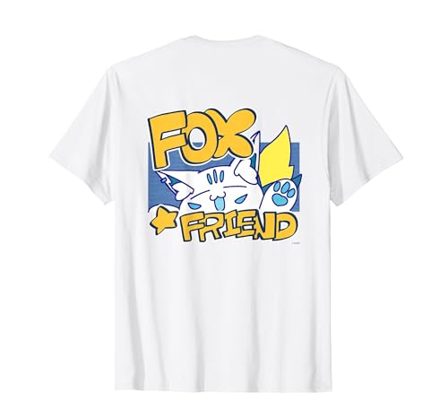 [Shirakami Fubuki] FBKINGDOM Fox Friend T-Shirt, Herren, Weiß, XXL