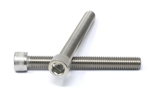 Image of iexcell 2 Pcs M14 x 120mm Thread Pitch 2 mm Stainless Steel 304 Hex Socket Head Cap Screws Bolts Kit