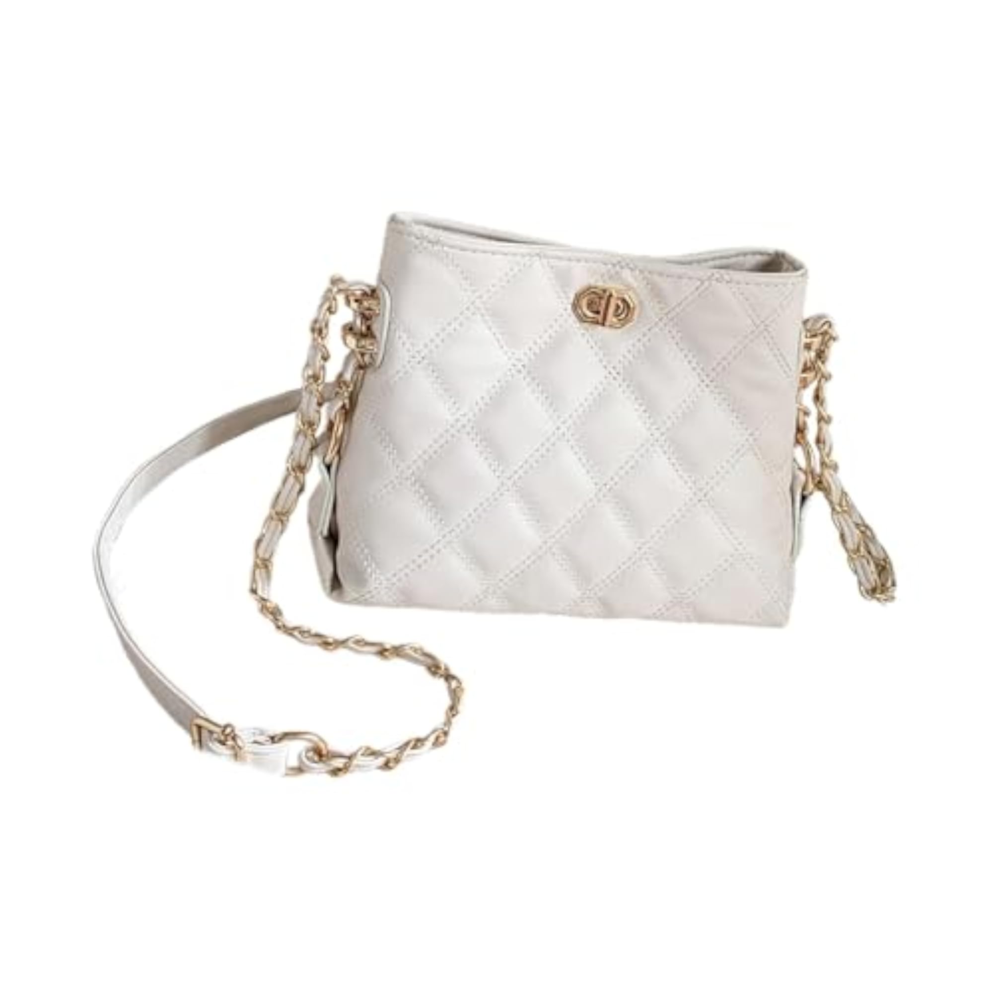 Women's Quilted Chain Shoulder Bag for Travel