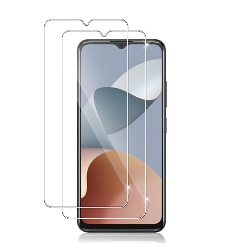 Datree 2 Piezas Protector de Pantalla para ZTE Blade A34, HD Cristal Templado, Dureza 9H Sin Burbujas, Alta Definicion,Anti Arañazos Screen Protector