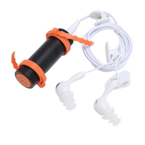 IPX8 Water Proof Mp3 Player 8GB, Aluminum Shell Portable Music Player with Water Proof Headphones for Surfing Swimming Water Sports (Blue) (Black)