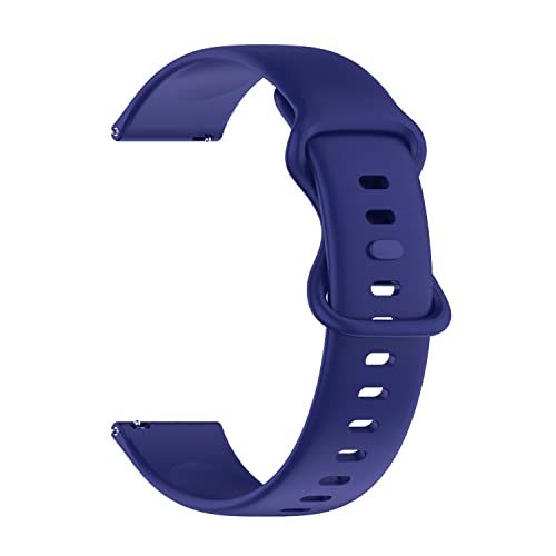 Image of 20mm Soft Silicone Nato Strap Replacement Belt Band For Fastrack Reflex Vybe Smart Watch Straps [ Not for any Other Model]
