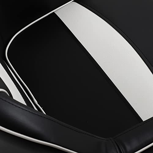 Msc Bucket Pontoon Boat Seat (Black/White) #TOP6