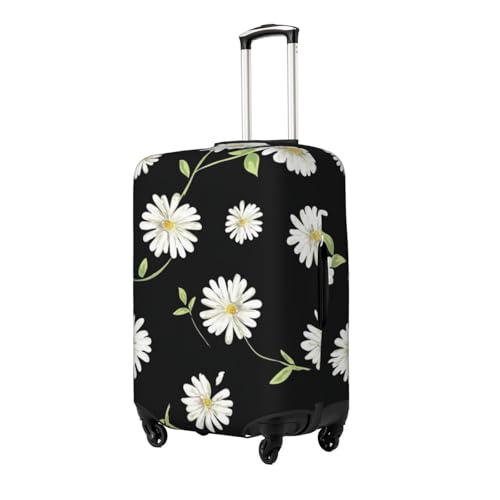 Daisy Print Luggage Suitcase Covers Elastic Washable Luggage Protector Luggage Covers For Suitcase2