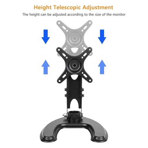 Support d'écran portable 14-29" en aluminium pliable et rotatif pour bureau - 3