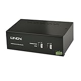 39300 LINDY 2 Port DVI Dual Head KVM Switch Pro Audio USB 2 ohne Kabel
