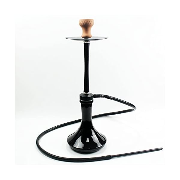 Rteanb Hukahn Aluminiumhuka Single Nutzung Hukahn-Pfeife-Hukahn-Rauchschale Arabian Shisha für bessere Shisha-Hukahn…