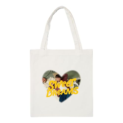 Image of BTS J-Hope Sweet Dream Tote Bag for College, Travelling, Shopping, Office, Beach & Daily Use, Ecofriendly & Reusable, Premium Canvas Cotton