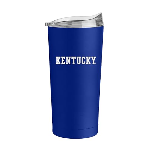 Image of Logo Brands NCAA 20 oz Powder Coat Stainless Tumbler -Double-Wall Insulated Everday Tumbler for Hot or Cold Drinks, High Lip Lid, Team Color