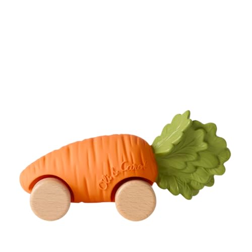 Oli & Carol - Coche de Juguete - Regalo para bebé 0 3 6 Meses, 1-4 años - Cathy The Carrot