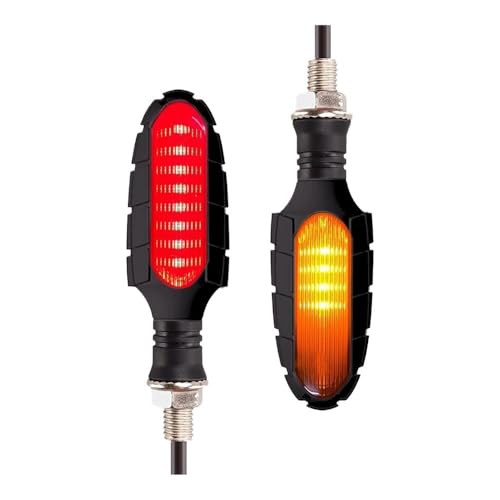 Clignotants LED pour motos avec feux de freinage DRL et d'avertissement