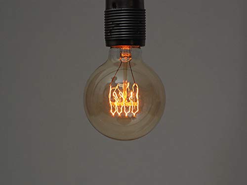 Lot de 10 ampoules Edison vintage industrielles à filament | vis E27 ES et baïonnette B22 (I – Global Quad Loop, E27)