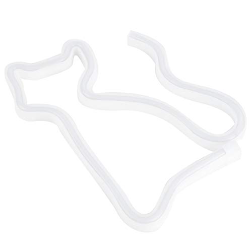 Zerodis Letrero de neón LED, luces decorativas para decoración de mesa, lámpara de neón con base para dormitorio de niños y niñas, regalo único para cualquier ocasión (gato con base)