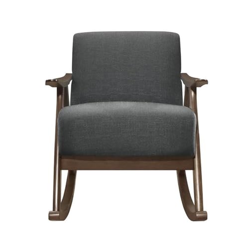 Sillón Plegable Textil Gris miniatura 4