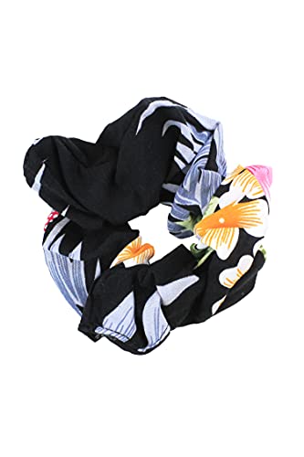 Image of Family Matching Hawaiian Clothes, Hibiscus Black | Black Hibiscus Print • Soft Rayon Fabric • Family Matching Outfits • Vacation Ready • Luau Party Wear