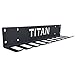 Titan Fitness 5in Depth Belt and Band Hanger, 10 Prongs, Accessory Rack for Resistance Bands, Mini Bands, Collars, Weight Belts