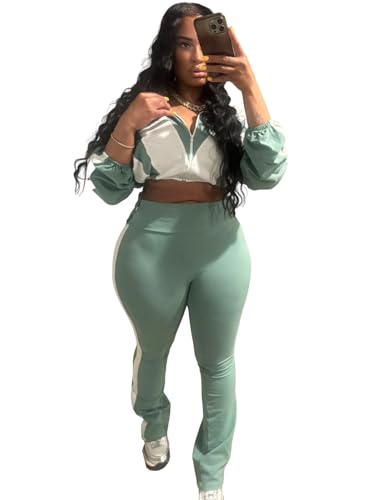 Survêtement 2 pièces femme anti-frottement avec leggings gainant et veste zippée protectrice