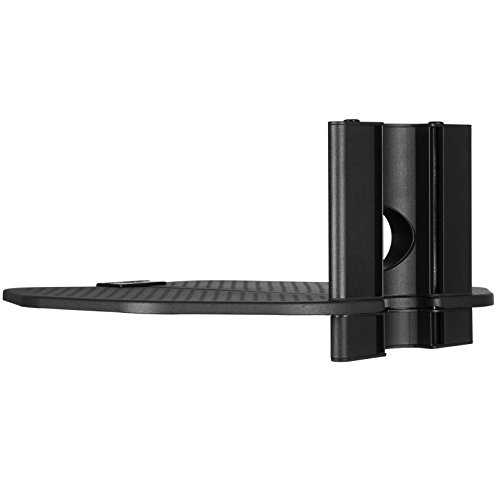 Cheetah Mounts As1B Single Shelf Tv Component Wall Mount 18X16-Inch Shelving Bracket Bundle With 15-Feet Hdmi Cable #TOP5