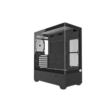 Gabinete Redragon Reflect Flow Preto - CA-606B