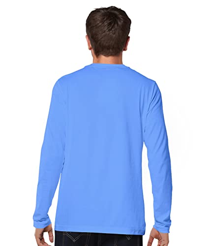 Image of Cricmarket Mens Plain 100% Cotton Round Neck Full Sleeves Multicolour T Shirt. Casual, Trendy, Stylish Tshirts and Tops