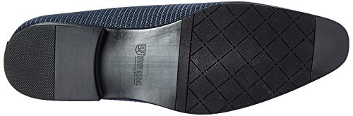 Stacy Adams Men's Tazewell Tassel Slip-On Loafer, Navy, 10.5 M Us #TOP3