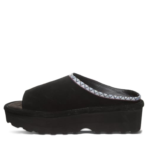 BEARPAW Women's Navigate Black Sandal Size 82
