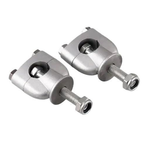 Guidon moto 7/8' 22mm pince de montage arrière pour trajets road trip