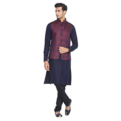 Image of DIWAS BY MANYAVAR Mens Kurta Jacket Set