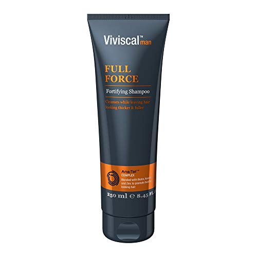 Viviscal Man Full Force Fortifying Shampoo, 8.45 Ounces Each, 3 Pack