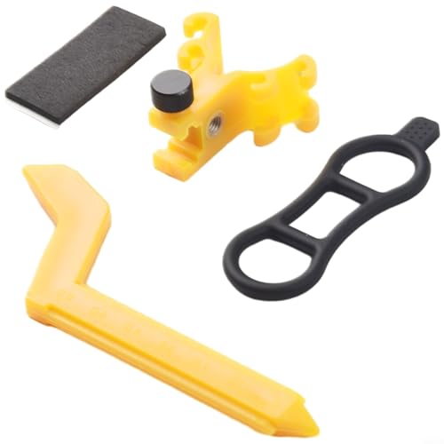 Honseadek Medidor de tensión de radios de bicicleta, soporte ligero para senderos, soporte de trazado de ruedas de bicicleta (BT110B - rosa)