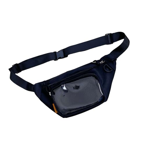 Itabag à bandoulière noir sac idéal pour les conventions avec sa vitre transparente