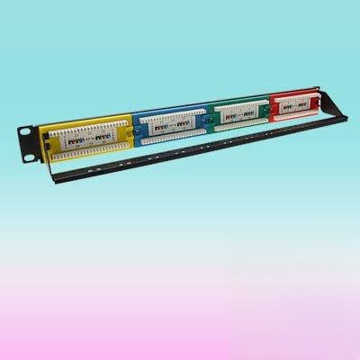 Ruilogod 24-portowy CAT5e Rack Mount ramkę tablicy rozdzielczej