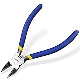 VCELINK ニッパー プラモデル 160mm 薄刃ニッパー CR-V 強力ニッパ プラスチックニッパー 両刃 精密ニッパー バネ付 斜めプライヤー ワイヤー、ガンプラ、結束バンド等に対応