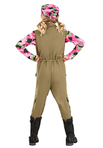 Disfraz de niña ejército rosa camuflado conjunto miniatura 3