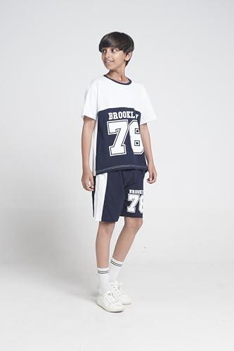 T2F Boys Cotton Printed T-Shirt and Shorts Set (Pack of 3) - Image 4