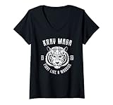 Photo Gallery donna krav maga tiger - regali di combattimento e autodifesa maglietta con collo a v Photo Gallery donna krav maga tiger - regali di combattimento e autodifesa maglietta con collo a v
