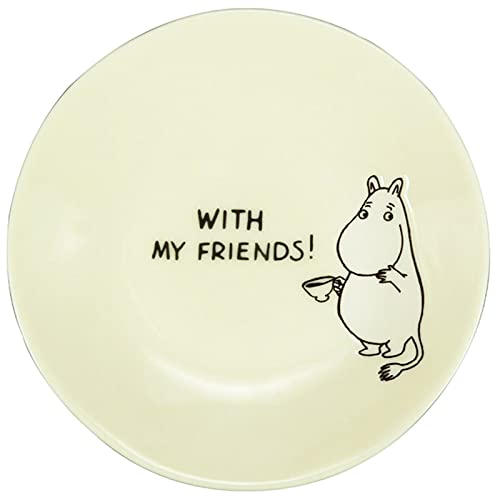 山加商店 MOOMIN (ムーミン) 「 ヒュヴァ― 」 プレート 皿 径約14cm ムーミン ホワイト 電子レンジ 食洗機対応 ムーミン グッズ 北欧 母の日 プレゼント 食器 ギフト 結婚祝い 日本製 MM4701-257